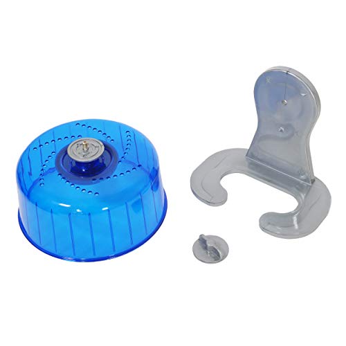 Rosewood Pico - Rueda de Ejercicio para hámsters con Soporte, Color Azul