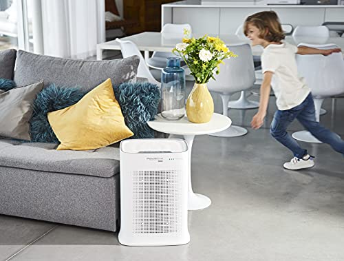 Rowenta PU3080 Pure Air Genius Conectado - Purificador de aire, hasta el 99.99% de alérgenos y partículas finas, 4 niveles de filtración, hasta 120 m² y cadr de 300 m3/h