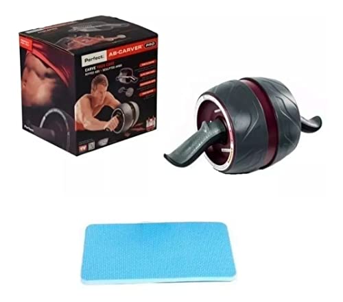 Rueda Abdominales Ab Wheel Roller | Rodillo Abdominales con alfombrilla para las rodillas | Fittnes en Casa con la Rueda Abdominal Ejercicio ABS | Agarre Cómodo y Seguro