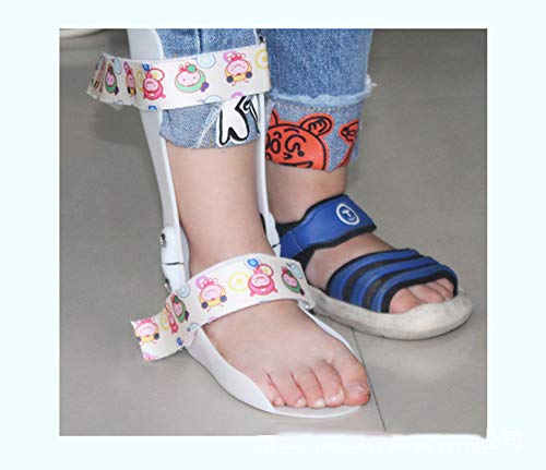 RZiioo Niños AFO Drop Foot Splint Toddler Custom Othopedic Tobillo Pie Férula Soporte de Noche para niños,Right,M