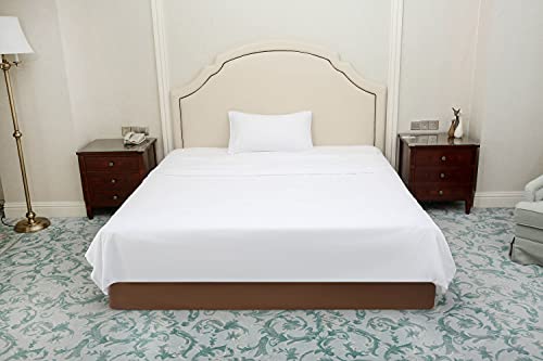 Sabanas Cama 120 Blanco, Juego Sábanas 120x190 3 Piezas con Bajera 120x200 Ajustable, Encimera y 1 Funda de Almohada 50x80 cm