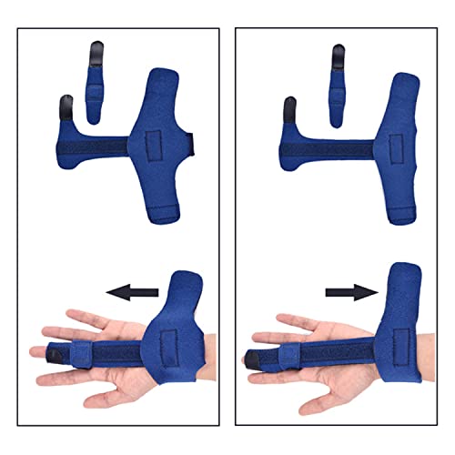 Saberda Férula para Dedos,Férula Fija para Entrenamiento De Rehabilitación, para Dedos Rotos,Esguinces De Nudillos,Artritis,Tendinitis,Alivio del Dolor,Férula De Mano para Fracturas Metacarpianas