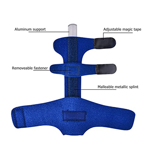 Saberda Férula para Dedos,Férula Fija para Entrenamiento De Rehabilitación, para Dedos Rotos,Esguinces De Nudillos,Artritis,Tendinitis,Alivio del Dolor,Férula De Mano para Fracturas Metacarpianas