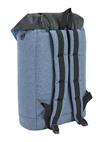 Safta Mochila juvenil Blackfit8 Black & Blue Oficial Portátil 15'6 310x150x420mm