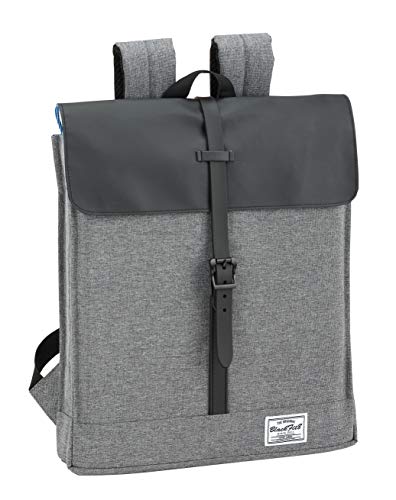 Safta Mochila juvenil Blackfit8 Black & Grey Oficial Para Portátil 14'1, 320x80x350mm