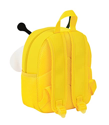 Safta Mochila Neopreno Bee, 200x90x250 mm, Amarillo/Negro