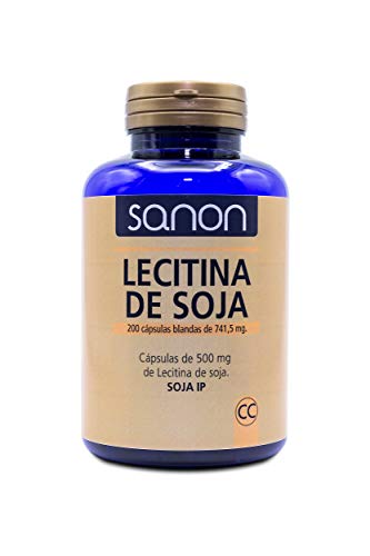 SANON - SANON Lecitina de Soja 200 cápsulas blandas de 735,19 mg