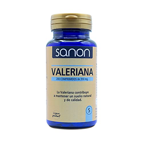 Sanon Valeriana, Complemento Alimenticio, 200 Comprimidos, 350 mg