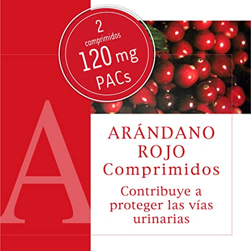 SANTIVERI – Arándano Rojo Comprimidos / 40 Comprimidos a Base de extracto de arándano Rojo, Jugo Concentrado de equinácea y Vitamina C