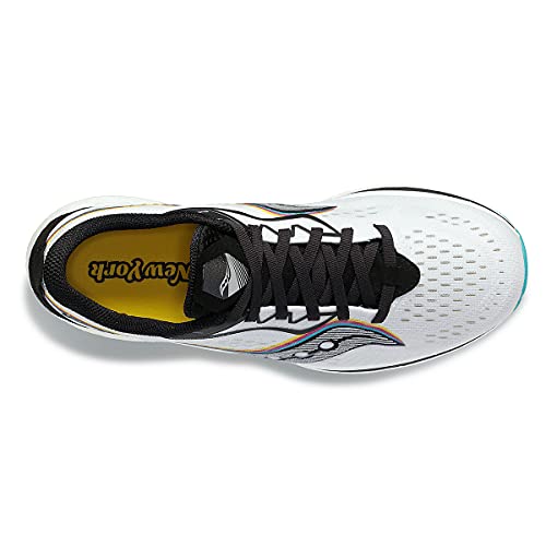 Saucony Zapatillas de correr Endorphin Speed 2 para mujer, Blanco/Multi, 38 EU