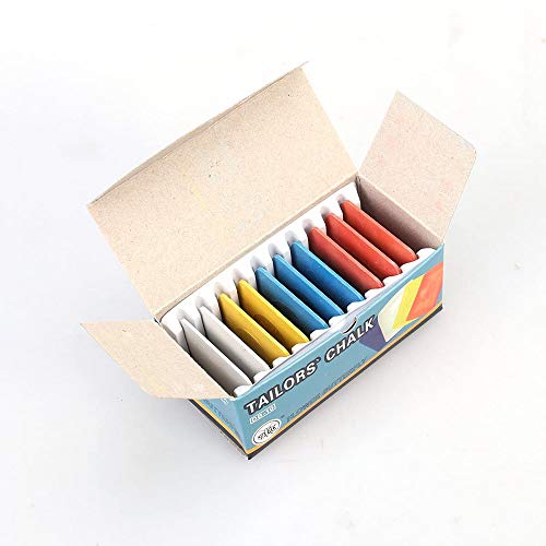 Schneespitze 20 Pcs Sastres Tizas Marcador,Sastres Profesionales Chalk,Tela Borrables Marcadores Costura De Tela Chalk Accesorios de Costura Sastres Profesionales Chalk