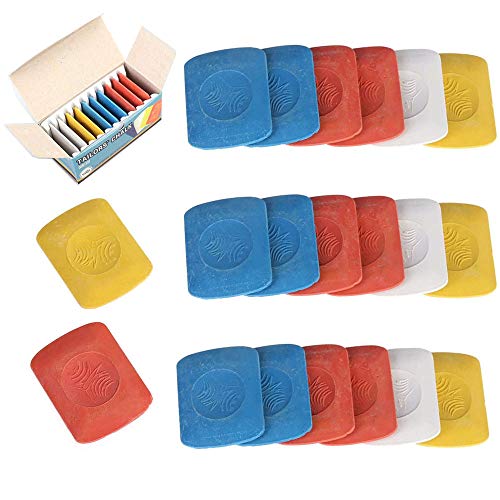 Schneespitze 20 Pcs Sastres Tizas Marcador,Sastres Profesionales Chalk,Tela Borrables Marcadores Costura De Tela Chalk Accesorios de Costura Sastres Profesionales Chalk