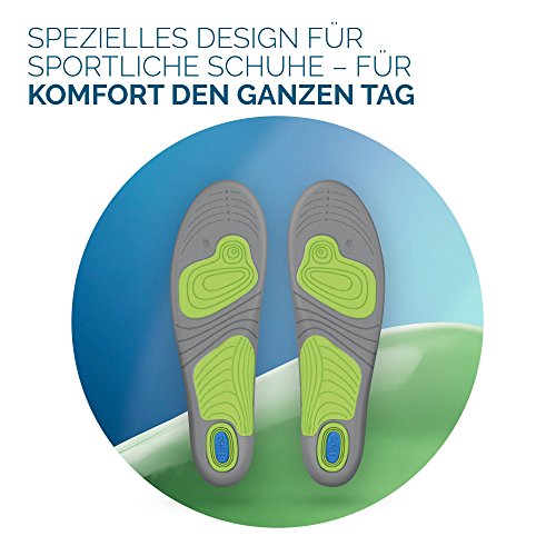 Scholl Gelactiv Activ Sport Plantillas para Zapatos, Tamaño 35.5-40.5