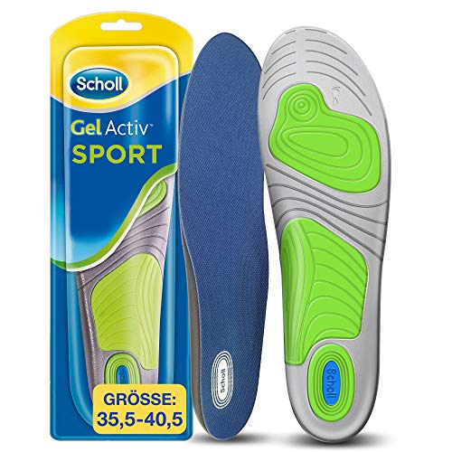 Scholl Gelactiv Activ Sport Plantillas para Zapatos, Tamaño 35.5-40.5