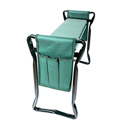 Schramm® Taburete de jardín Bolsa de Trabajo de Doble Cara Asiento Plegable Banco de Rodilla Banco de jardín Banco de Cosecha Protección de Rodilla