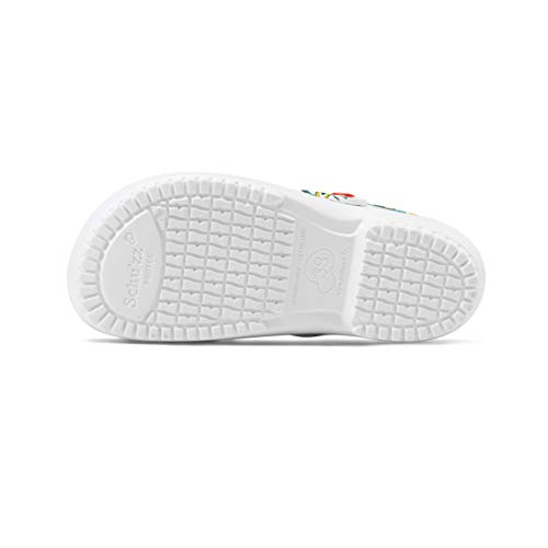 Schu'zz - Protec Printed - Zuecos médicos para Mujer - Zapatos de Hospital - Ligeros, cómodos, Transpirables, Antideslizantes, Suela extraíble