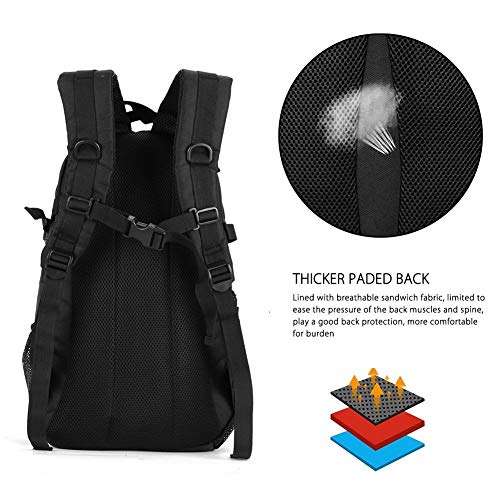 Selighting Mochila de Asalto Estilo Táctical Militar 25L Bolso Ligero de Escuela para Jóvenes Mochilas Hombre Escolares Casual Deportivos para Caza Camping Ciclismo Viajar