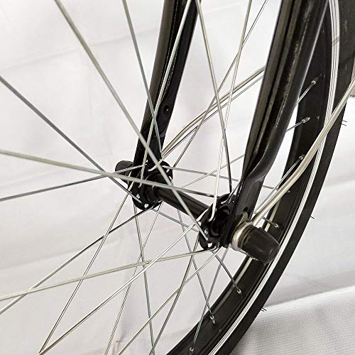 SENDERPICK 20 pulgadas de 3 ruedas para adultos, triciclo de una sola velocidad, bicicleta para adultos, bicicleta con pedal con cesta blanca para deportes al aire libre de compras