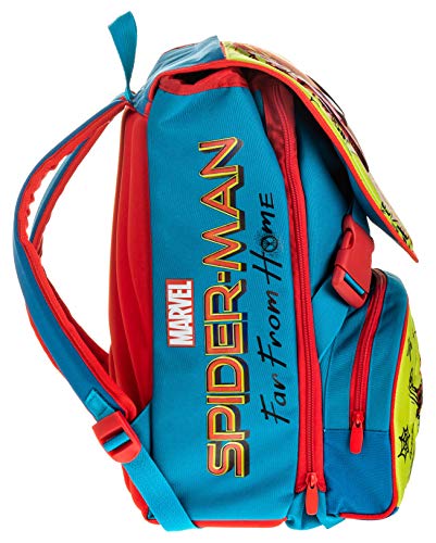 Seven Zaino Sdopp.big Spider-man Movie Legendary Mochila infantil 41 centimeters 28 Multicolor (Blu e Rosso)