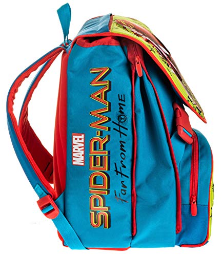 Seven Zaino Sdopp.big Spider-man Movie Legendary Mochila infantil 41 centimeters 28 Multicolor (Blu e Rosso)