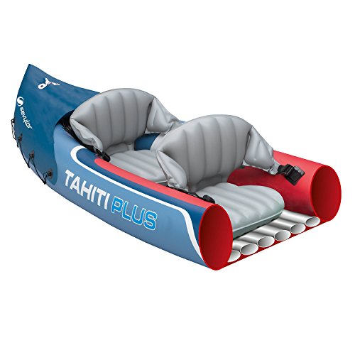 Sevylor Tahiti Plus 2 + 1 hombre canoa canadiense Kayak inflable de mar, 361 x 90 cm