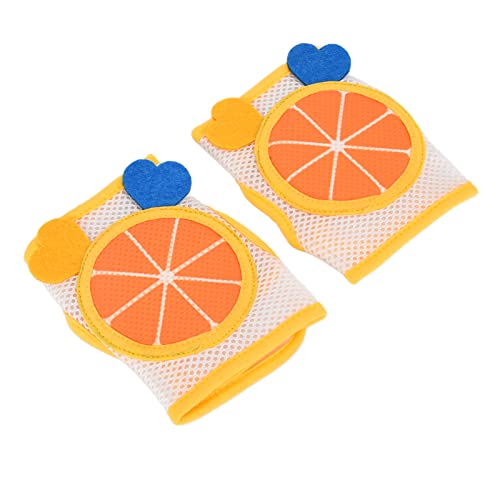 Shanrya Protector de Rodilla para Niños, Rodilleras para Bebés Que Se Arrastran para Evitar Lesiones en Bicicleta para el Hogar(Naranja)