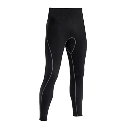 Sharplace Pantalones de Neopreno 3 mm Buceo Accesorios Mantener Caliente Color Negro para Hombre - M