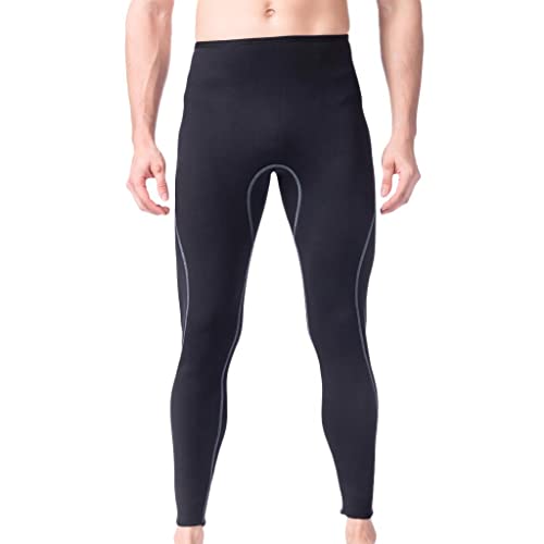 Sharplace Pantalones de Neopreno 3 mm Buceo Accesorios Mantener Caliente Color Negro para Hombre - M