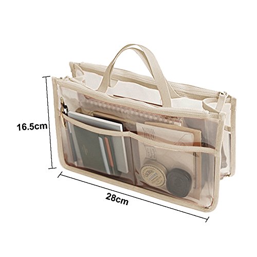 ShiyiUP Bolsa Transparente Impermeable Organizador de Viaje Bolsa de Cosméticos