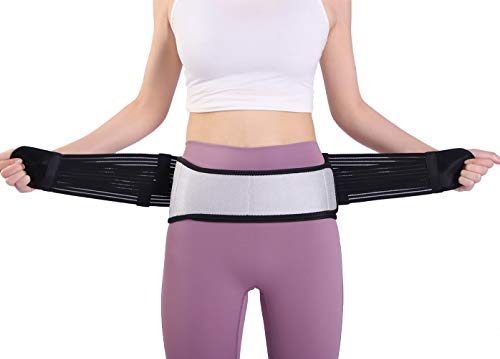 Si Belt para mujeres y hombres, Trochanter Sacroilíac Support Belt, alivia ciático, pélvico, dolor de espalda y piernas, estabiliza la articulación SI, antideslizante y resistente a las bolitas