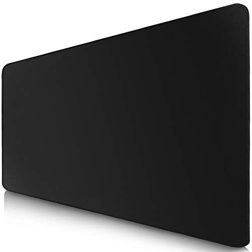 Sidorenko Alfombrilla XXL - Mouse Pad Gaming 900 x 400 mm - Bordes sin Bordes - Antideslizante - Alfombrilla Gaming - Negro