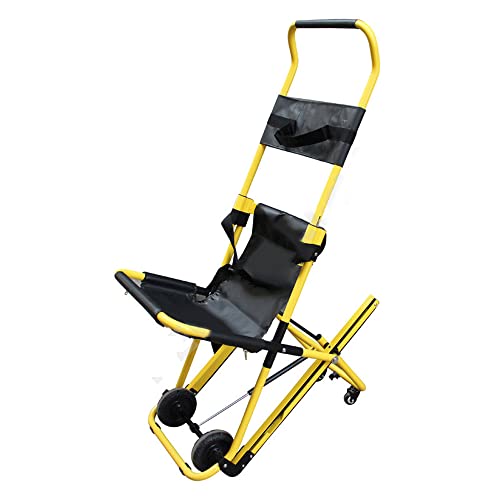 Silla de ruedas de escalera plegable portátil,Ascensor médico médico escaleras para pacientes con fractura de rescate que suben y bajan por el pasillo