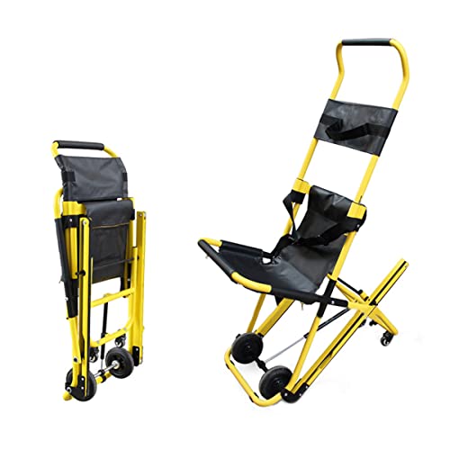 Silla de ruedas de escalera plegable portátil,Ascensor médico médico escaleras para pacientes con fractura de rescate que suben y bajan por el pasillo