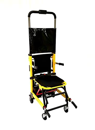 Silla de ruedas eléctrica plegable para subir escaleras, Camilla de escalera plegable portátil Silla de escalera para elevación médica, Ambulancia Bombero Ascensor para evacuación Silla de escalera S