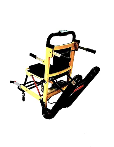 Silla de ruedas eléctrica plegable para subir escaleras, Camilla de escalera plegable portátil Silla de escalera para elevación médica, Ambulancia Bombero Ascensor para evacuación Silla de escalera S