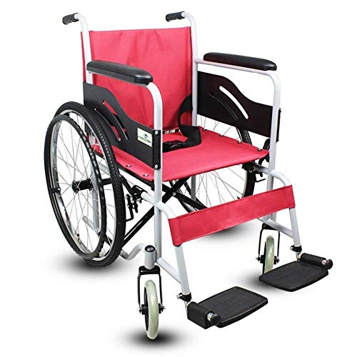 silla de ruedas Ofrecer alquiler de equipos de aluminio transporte, medicamentos anti-bacterianas, coche de color verde claro, 24 por carretera, Gran asiento 43,5 cm