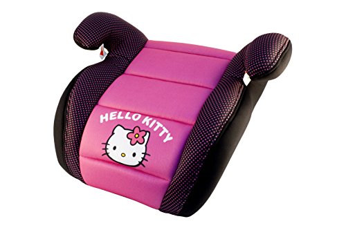 Sillita de auto Hello Kitty para niños, alzador - rosa y negro - 6 años o más