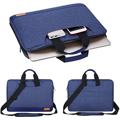 SIMBOOM Funda Portatil 15,6 Pulgadas Protectora Anti-rasguños Maleta Bolsa para Ordenadores Portatiles Compatible con Netbook Ultrabook Chromebook Notebook Macbook - Azul