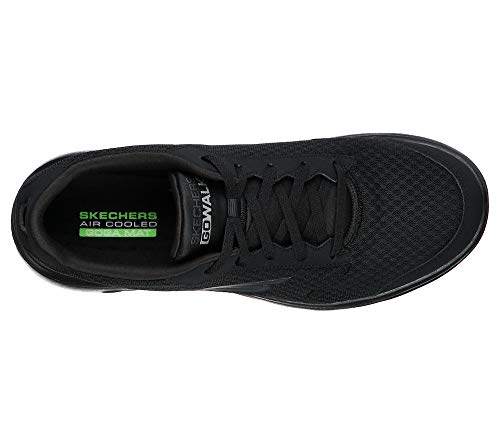 Skechers Performance Go Walk 5-Qualify, Zapatillas Hombre, Negro (BBK Black Textile/Synthetic/Black Trim), 46 EU