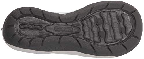 Skechers Reggae Cup-Oh, Snap, Sandalias de Punta Descubierta Mujer, Negro (BLK Black & Grey Gore), 38 EU