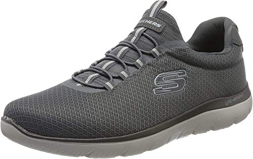 Skechers Summits, Zapatillas Hombre, Grey/Charcoal, 42 EU