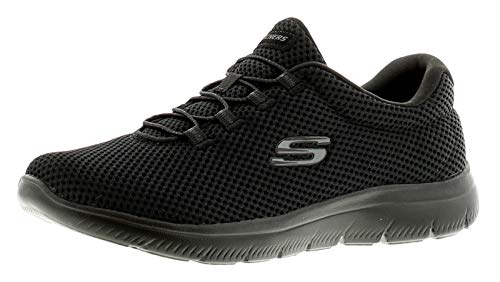 Skechers Summits, Zapatillas Mujer, Negro (BBK Black Mesh/Trim 85), 41 EU