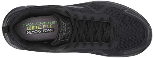 Skechers Track-scloric 52631-bbk, Zapatillas Hombre, Negro (Black 52631/Bbk), 42 EU