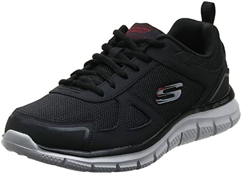 Skechers Track-scloric 52631-bkrd, Hombre Unisex Adulto, Negro, 43 EU