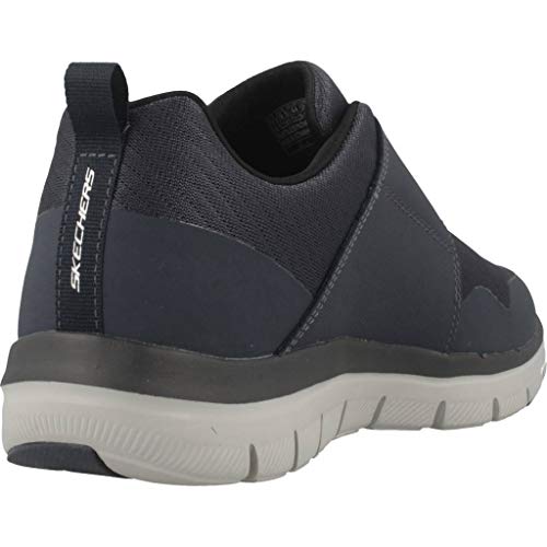 Skechers - Zapatillas Deportivas De Hombre Skechers De Color Azul con Cierre De Velcro