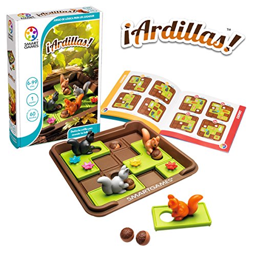 smart games Ardillas, Educativos, Regalos Divertidos, Rompecabezas Niños, Juguetes Niña 6 Años o Más, Juego Mesa, multicolor (1)