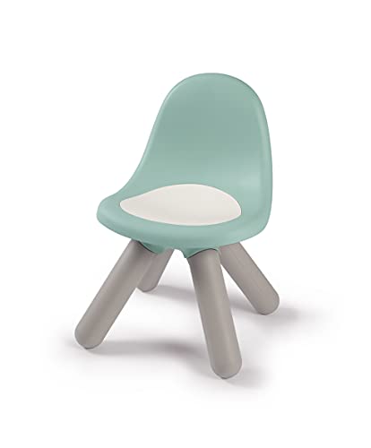 Smoby Silla infantil de diseño verde salvia partir de 18 meses, para interior y exterior, plástico, ideal para jardín, terraza, habitación de los niños, color (880109)