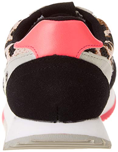 Sneakers con Rejilla, Animal Print Y TOQUES FLÚOR para Mujer Elkhart