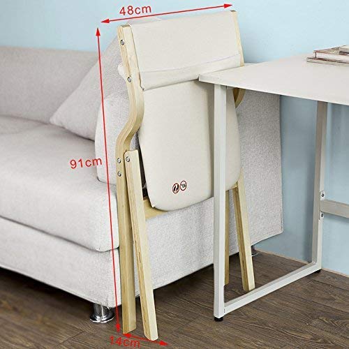 SoBuy Silla Plegable, Silla de Madera, Silla de Cocina, Silla de Comedor, FST40-W, ES