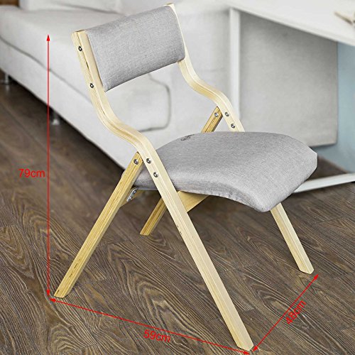 SoBuy Silla Plegable, Silla de Madera, Silla de Cocina, Silla de Comedor,FST40-HG,ES